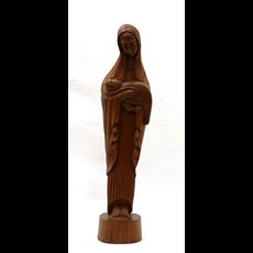 15" Wood Carved Madonna SKU C975-055